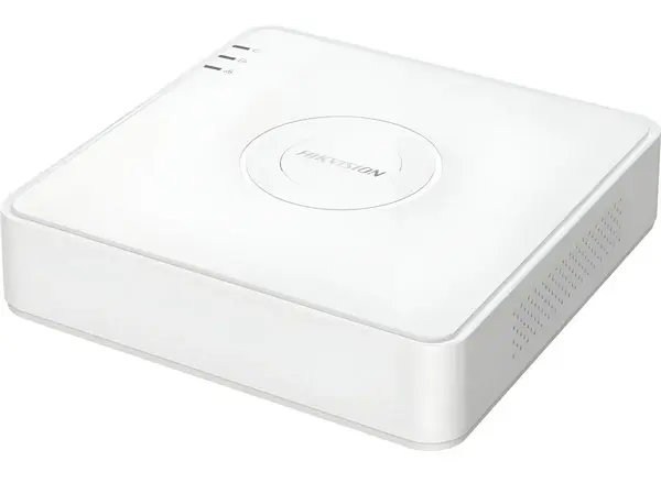 DVR 4 canale Hikvision iDS-7104HUHI-M1/S(E), 5MP 2K+, AcuSense, 96 Mbps, 1x port SATA, Audio prin coaxial