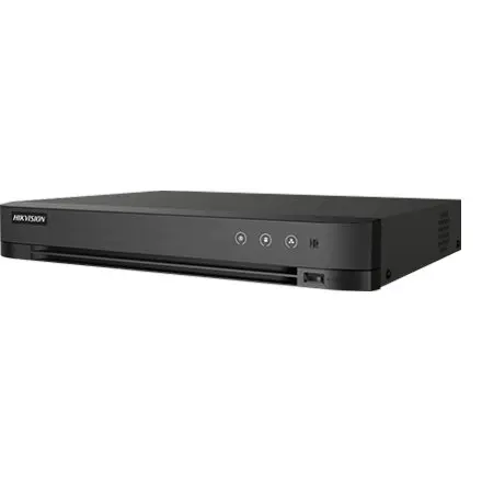 DVR 4 canale Turbo HD AcuSense Hikvision iDS-7204HTHI-M1-S(4A+4/1ALM), 8MP, Alarma IN/OUT, 1xSATA, audio over coaxial