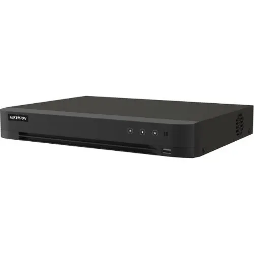 DVR Hikvision 4 canale analogice + 4 IP, 8MP/4K, AcuSense, H.265 Pro+, HDMI 4K, Protectie perimetrala, IDS-7204HTHI-M1/XT/4A+4/1ALM