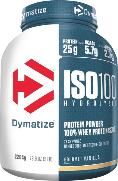 Dymatize ISO 100, vanilie, 2264 g