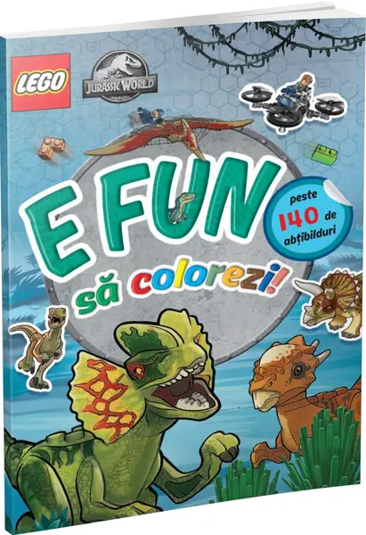 E fun sa colorezi! Lego Jurassic World