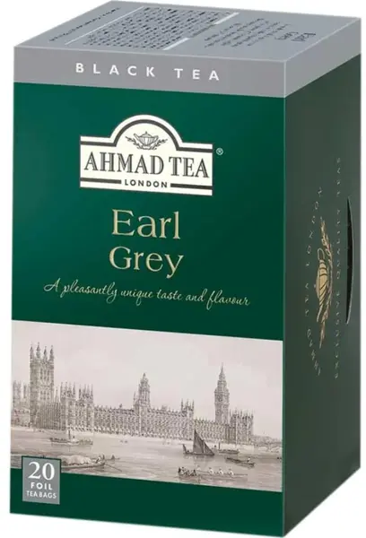 Earl Grey Ceai negru, 20 de pliculețe, Ahmad Tea
