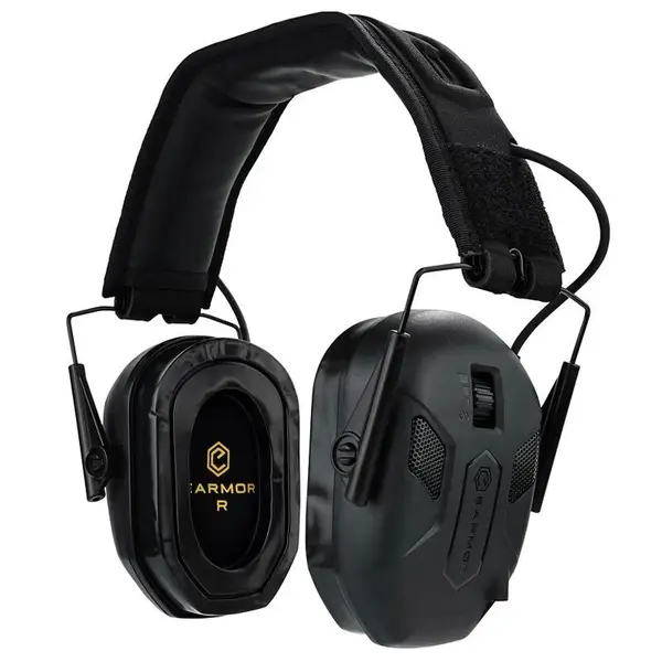 EARMOR M300X – Casti electronice protectie auditiva - NEGRU