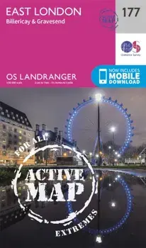 East London, Billericay & Gravesend. February 2016 ed, Sheet Map/Ordnance Survey