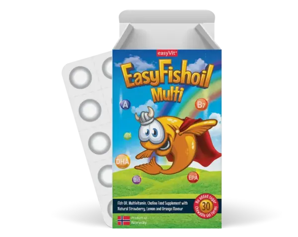 Easy FishOil Multi pentru copii, Ropharma | 30 comprimate masticabile