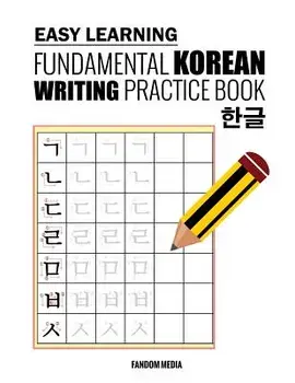 Easy Learning Fundamental Korean Writing Practice Book, Paperback/Fandom Media