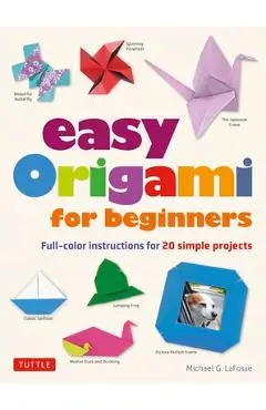 Easy Origami for Beginners: Full-Color Instructions for 20 Simple Projects - Michael G. Lafosse