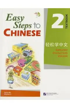 Easy Steps to Chinese 2: Simplified Characters Version [With CD (Audio)] - Yamin Ma