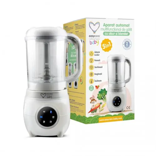 Easycare baby aparat automat multifunctional de gatit cu aburi si blender 5 in 1 Zephyr Labs