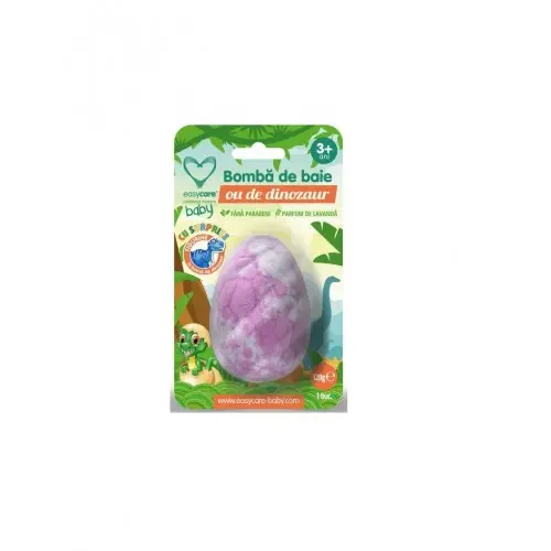Easycare baby bomba baie ou dinozaur cu surpriza parfum de lavanda, 120g Zephyr Labs