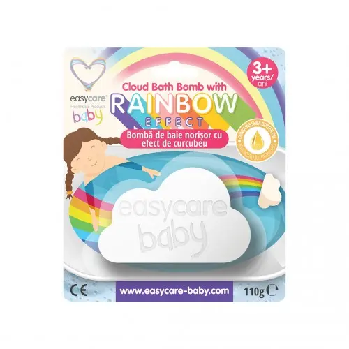 Easycare baby bomba de baie norisor cu efect de curcubeu, 110g Zephyr Labs