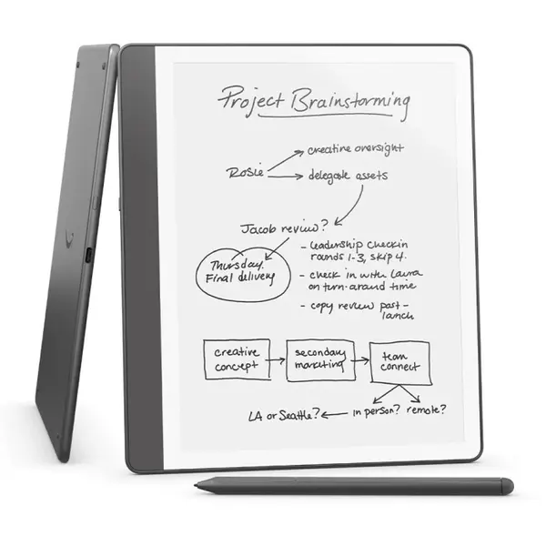 Ebook Reader Amazon Kindle Scribe Redesigned Display, 10.2 64GB, Wifi, Premium Pen, Tungsten