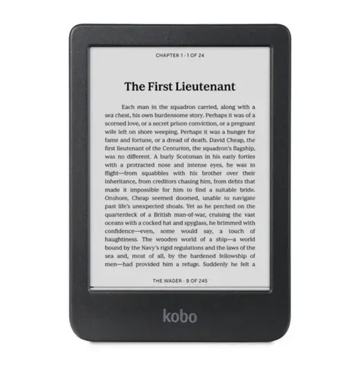 eBook Reader Kobo Clara BW, Ecran E Ink Carta 1300 6inch, Procesor 1GHz, 512MB RAM, 16GB Flash, USB Type-C, IPX8 (Negru)