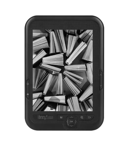 eBook Reader Kruger&Matz Library 4 Carta, 8GB ROM, 512MB RAM, 6inch, E-Ink Carta (Negru)