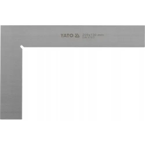 Echer dulgherie Yato YT-70753, 200x130mm, clasa II, 90 grade, otel carbon