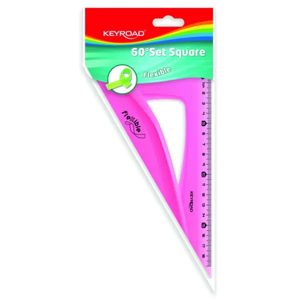 Echer Keyroad 18cm, 30 60 , plastic flexibil, diverse culori