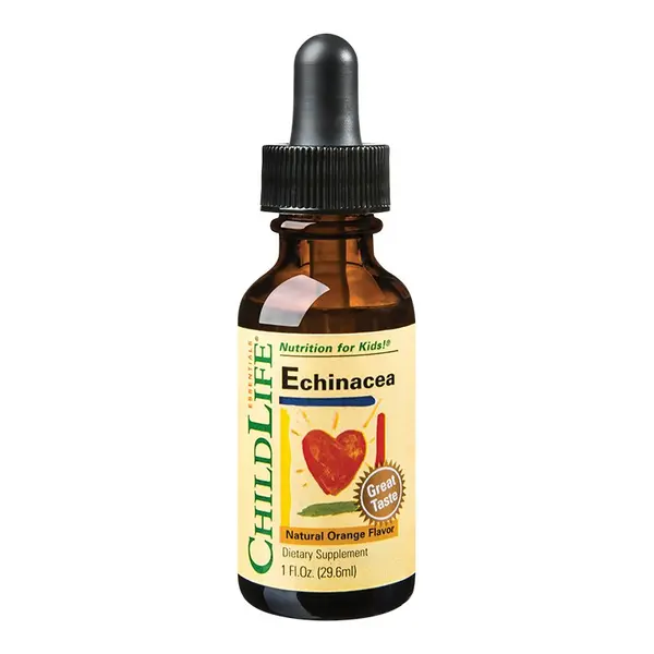 Echinacea pentru copii gust de portocale Childlife Essentials, 29.6 ml, Secom