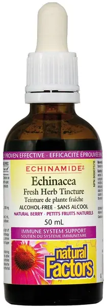 Echinamide Echinacea Tinctură de plante, 50 ml, Natural Factors