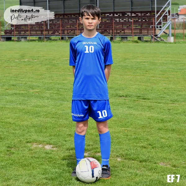 Echipament fotbal copii si adulti CAPO EF7 M, Albastru