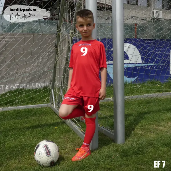 Echipament fotbal copii si adulti CAPO EF7 S, Roșu