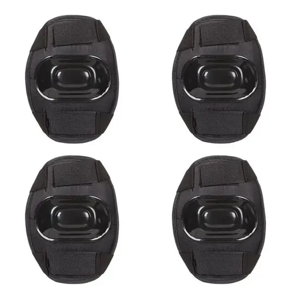 Echipament special de protectie ideal pentru ciclism si skateboarding, negru