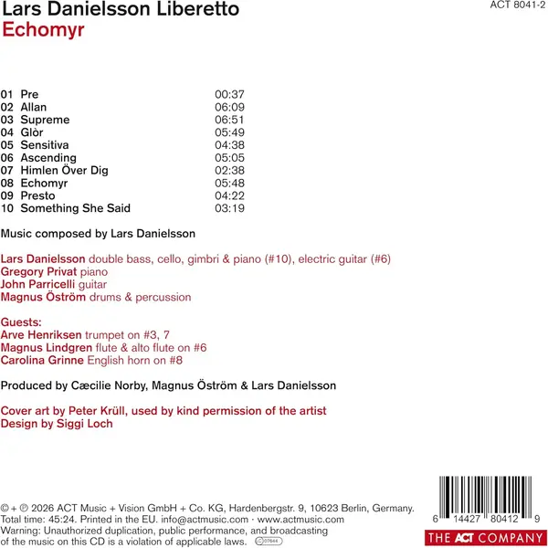 Echomyr | Lars Danielsson Liberetto
