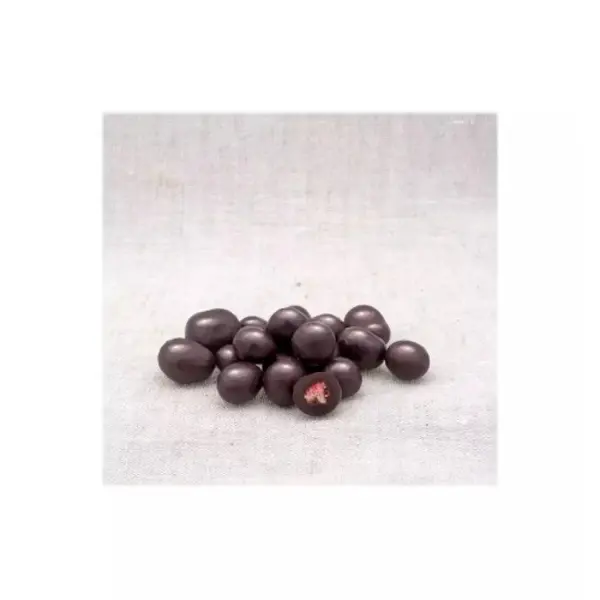 ECO/BIO Capsuni in ciocolata neagra, 50gr