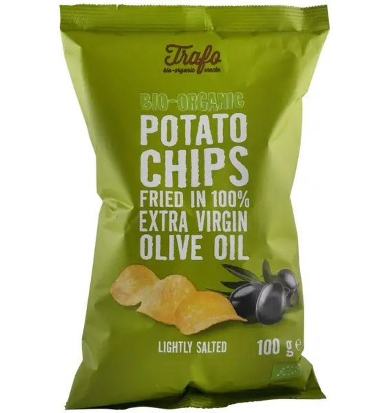 ECO/BIO Chipsuri din cartofi prajite in ulei de masline100gr