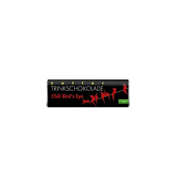 ECO/BIO Ciocolata de baut Chili Bird's Eye, 22gr, Fair si Vegan