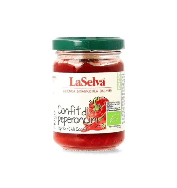 ECO/BIO Confit din peperoncini 140gr