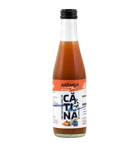 ECO/BIO Nectar de catina cu afine 250ml Produs Romanesc