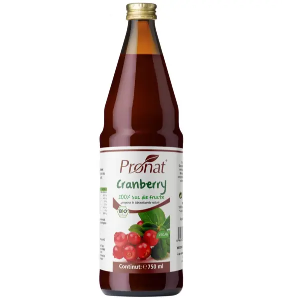 ECO/BIO Suc pur de merisoare 750ml