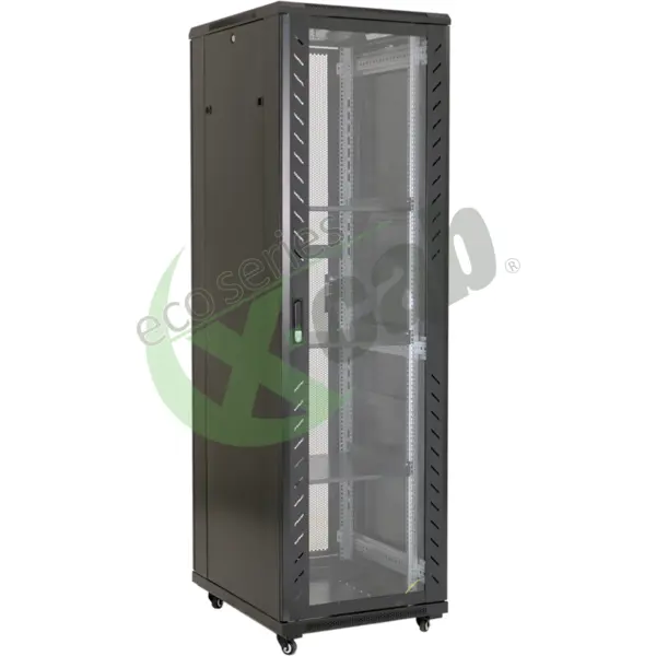 Eco Xcab Cabinet metalic de podea Eco Xcab, 32U, 600x800 mm, Negru