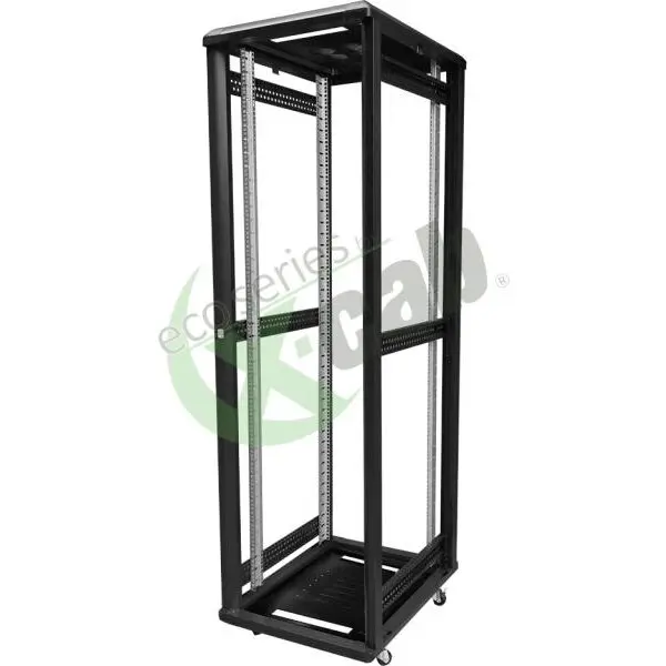 Eco Xcab Cabinet metalic Xcab OR6842.9004 42U, Stand alone open rack, 800 x 600, Negru