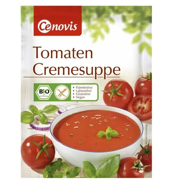ECOBIO Supa crema de rosii, 63g , Fara gluten