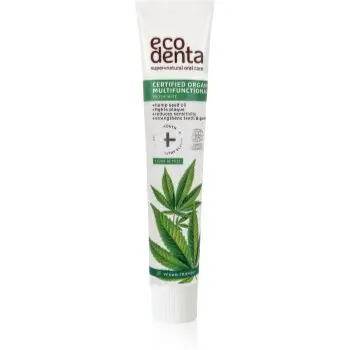 Ecodenta Certified Organic Multifunctional with Hemp pastă de dinți naturală