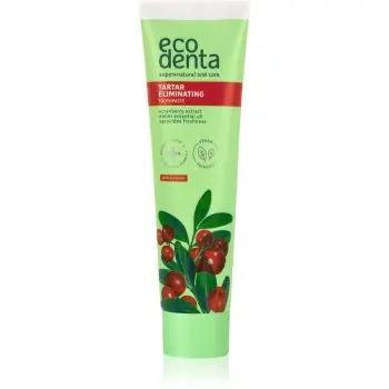 Ecodenta Green Tartar Eliminating pastă de dinți împotriva tartrului cu efect răcoritor cu flor