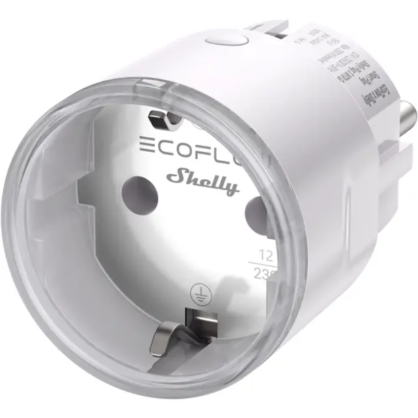 ECOFLOW Priza inteligenta EcoFlow Shelly Smart Plug 2, Bluetooth, Wi-Fi, 2500W max.