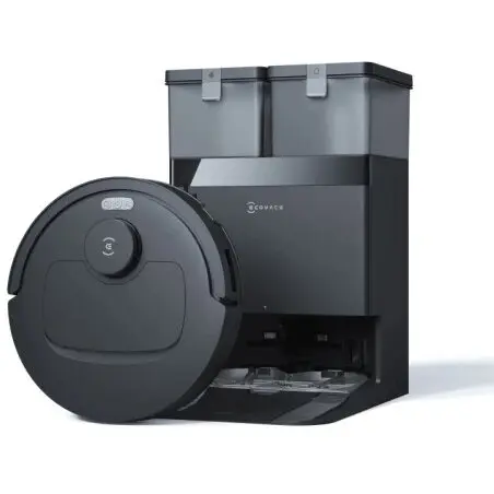 Ecovacs Aspirator robot Deebot T30e OMNI BLACK Ecovacs, 25000Pa, OZMO Turbo 2.0,TrueMapping 2.0, Negru