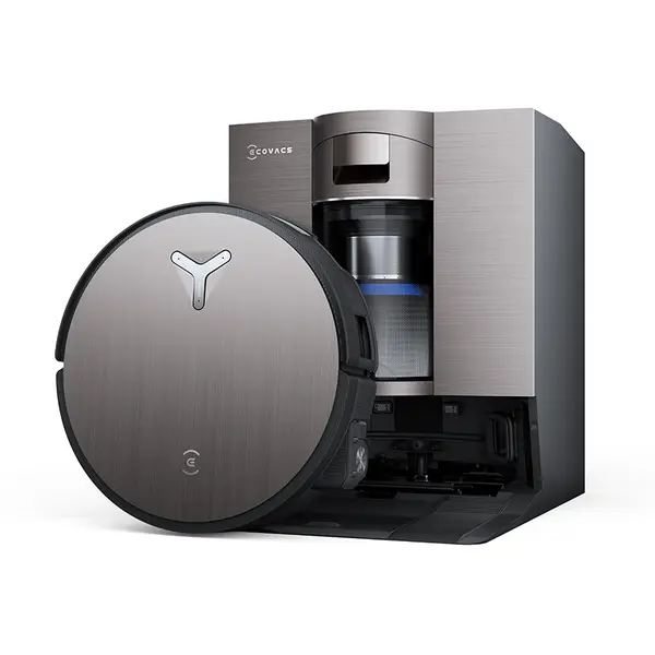 Ecovacs Aspirator robot Ecovacs Deebot X11 OmniCyclone, 19.500 Pa, OZMO Roller, TruEdge 3.0, Smart Wet&Dry, ZeroTangle 3.0, Recipient praf 0.22 l, Rezervoare apa 0.11 l, Negru