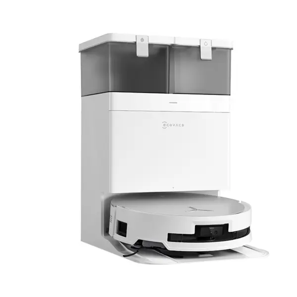 Ecovacs Aspirator robot Ecovacs DEEBOT X8 OMNI WHITE 18000Pa,TruEdge 2.0&3D Edge Sensor,OZMO Roller, Alb