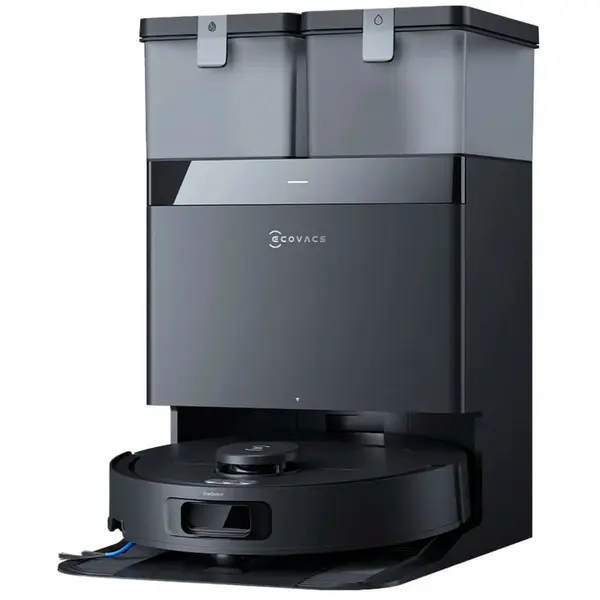 Ecovacs Robot de aspirare Ecovacs DLX71, Aspirare si spalare, 20000 Pa, Navigatie Laser, Autonomie 180 min