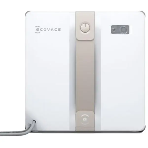 Ecovacs Robot De Curatare A Geamurilor Ecovacs Winbot Mini, Design Compact, Duze Duble Cu Atomizare Cu Ultrasunete, 90 W, Sistem De Protectie Pe 9 Niveluri, Planificare Inteligenta A Traseului, 4 Moduri De Curatare, Sistem Antiderapant, Alb