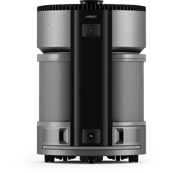 Ecovacs Robot de purificare a aerului Ecovacs AIRBOT Z1, Tehnologie AIVI™ 3D, cartografiere si navigare 3D inteligente cu TrueMapping 2.0, filtru HEPA, Igienizare UV, Camera Starlight 960P HD, Asistent vocal YIKO, design Jacob Jensesn, baterie Li-Ion 520