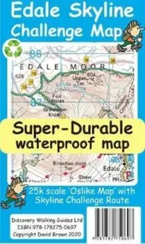 Edale Skyline Challenge Map, Sheet Map/David Brawn
