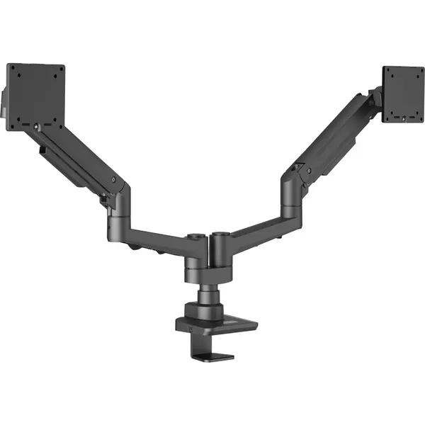 Edbak Suport monitor Edbak, Dual Swing Arm, 19-35 inch, 2 monitoare, VESA 75x75, 100x100, 20 kg, Negru