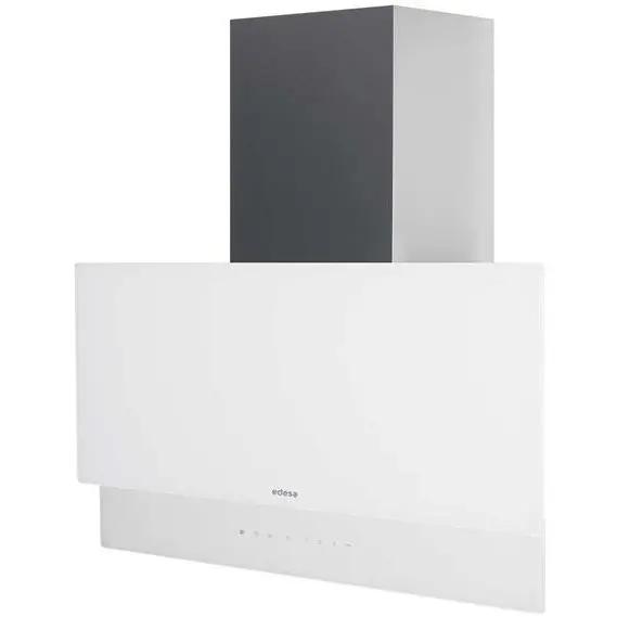 EDESA Hota Edesa, model ECV-7832 GWH , decorativa, 60cm, 130W, 820 m³/h, Alb