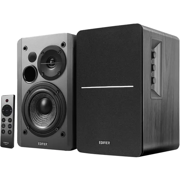 edifier Boxe Edifier R1280DBS, 2.0, 42W, Bluetooth, telecomanda, sub-out, optical, Negru
