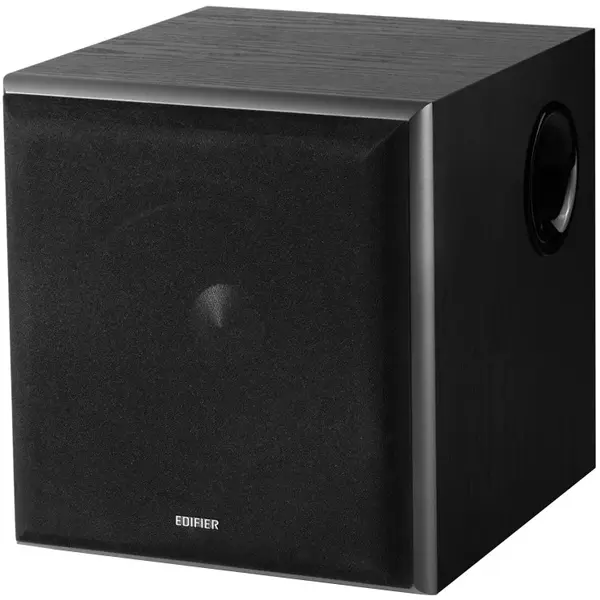 edifier Subwoofer activ Edifier T5-BK, 70W RMS, RCA Line-in/Line-out, Negru