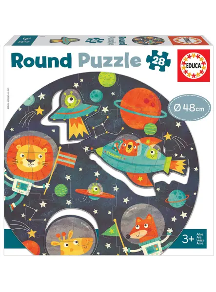 Educa 28 Pcs Round Puzzle The Space (80-18908)